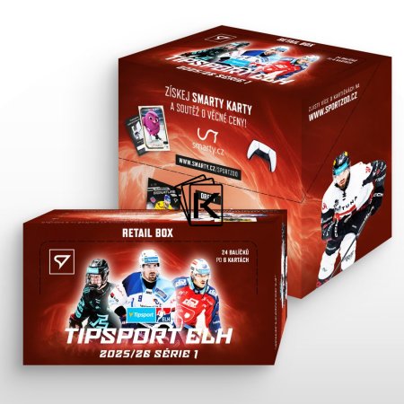 2025-26 SportZoo Tipsport Extraliga Serie 1 Retail Box ( 24 balíčků)