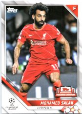 Fotbalová kartička 2021-22 Topps CLBC-7 Mohamed Salah - Liverpool FC