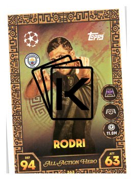 fotbalová kartička 2025-26 Topps Match Attax UCC 363 Rodri (Manchester City)