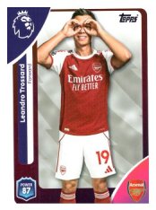 fotbalová kartička 2025-26 Topps  Premier League 14 Leandro Trossard (Arsenal)