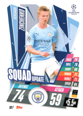fotbalová kartička 2020-21 Topps Match Attax Champions League Extra Squad Update SU7 Oleksandr Zinchenko Manchester City