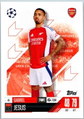 fotbalová kartička 2024-25 Topps Match Attax UEFA Club Competitions  45 Gabriel Jesus (Arsenal)
