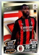 fotbalová kartička 2020-21 Topps Match Attax 101 Champions League Big Impact Signing 219 Fikayo Tomori AC Milan