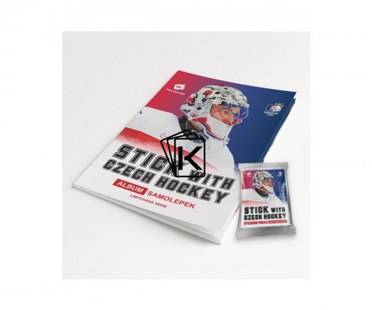 2021 MK Stick with Czech Hockey Album na samolepky + balíček samolepek