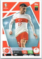 fotbalová karta Topps Match Attax EURO 2024 TUR16 Cengiz Ünder (Turkey)