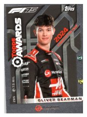 2025 Topps Turbo Attax F1 Moneygram Haas Topps Awards  285 Oliver Bearman