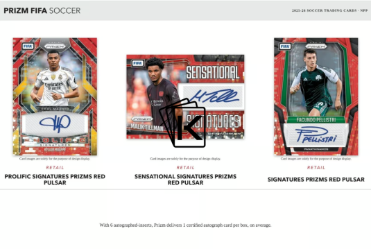 2025-26 Panini Prizm FIFA Soccer  Hobby Box