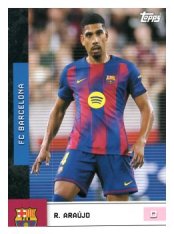 fotbalová kartička 2025-26 Topps Team set FC Barcelona First Team 3 Ronald Araújo
