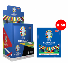 EURO 2024 Topps Box samolepek (50 balíčků)