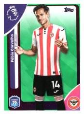 fotbalová kartička 2025-26 Topps  Premier League 64 Fábio Carvalho (Brentford)-PARALLEL Green