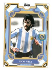 fotbalová kartička 2024-25 Topps Argentina Argentine Tango 34 Ricky Villa