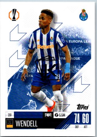 fotbalová kartička 2024-25 Topps Match Attax UEFA Club Competitions 291 Wendell (FC Porto)