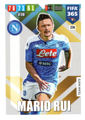 Fotbalová kartička Panini Adrenalyn XL FIFA 365 - 2020 Team Mate 274 Mário Rui SSC Neapol