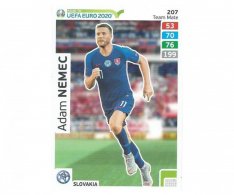 Fotbalová kartička Panini Road To Euro 2020 Team Mate Adam Nemec - Slovensko - 207