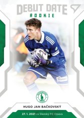 fotbalová kartička SportZoo 2020-21 Fortuna Liga Serie 2 Debut Date Rookie DR04 Hugo Jan Bačkovský Bohemians Praha
