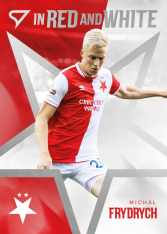 2025-26 SportZoo SK Slavia Praha In Red and White RW-07 Michal Frydrych