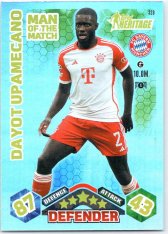 2023-24 Topps Match Attax EXTRA UEFA Club Competition Kings of Europe 320 Dayot Upamecano (FC Bayern München)