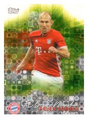 fotbalová kartička 2025-26 Topps Team set FC Bayern Munchen Pitch Pursuits PP-7 Arjen Robben Halo