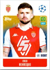 2024-25 Topps Champions League 58 Caio Henrique (AS Monaco)