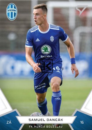 fotbalová kartička 2021-22 SportZoo Fortuna Liga 117 Samuel Dancák FK Mladá Boleslav