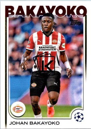 fotbalová kartička 2024-25 Topps UEFA Club Competitions Flagship 178 Johan Bakayoko PSV