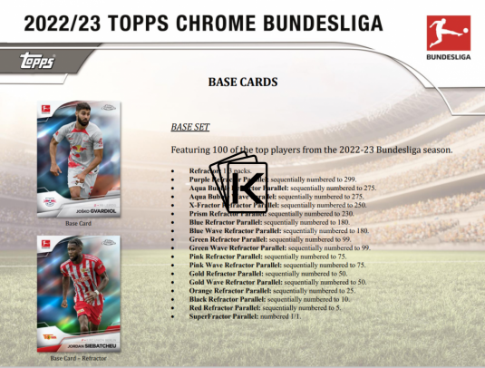 2022-23 Topps Chrome Bundesliga Hobby Balíček