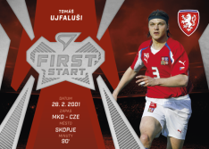 fotbalová kartička 2024 SportZoo Hrdí Lvi First Start FS-07 Tomáš Ujfaluši