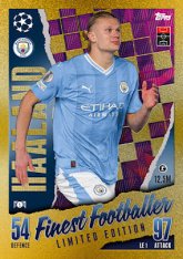 Fotbalová kartička 2023-24 Topps Match Attax UEFA Club Competitions Limited Edition LE1 Erling Haaland Manchester City