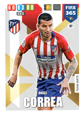 Fotbalová kartička Panini Adrenalyn XL FIFA 365 - 2020 Team Mate 97 Angel Correa  Atletico de Madrid