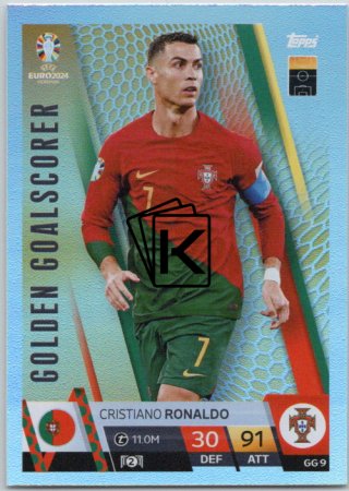 fotbalová karta Topps Match Attax EURO 2024 GC9 Cristiano Ronaldo (Portugal)