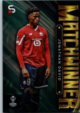 Fotbalová kartička 2023-24 Topps Superstars UEFA Club Competitions Matchwinner MW-29 Jonathan David (LOSC Lille)