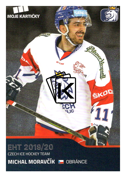 201920 Czech Ice Hockey Team 22 Michal Moravčík Kartičkárna
