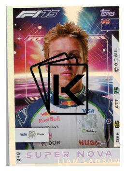 2025 Topps Turbo Attax F1 VCARB Supernova 348 Liam Lawson