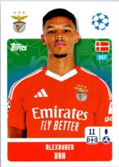 2024-25 Topps Champions League 347 Alexander Bah (SL Benfica)