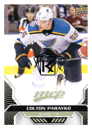 2020-21 UD MVP 163 Colton Parayko - St. Louis Blues