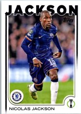 fotbalová kartička 2024-25 Topps UEFA Club Competitions Flagship 41 Nicolas Jackson  Chelsea FC