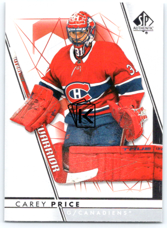 2022-23 Upper Deck SP Authentic 31 Carey Price - Montreal Canadiens