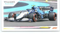 samolepka 2021 Topps Formule 1 Widescreen 220 Nicholas Latifi Williams