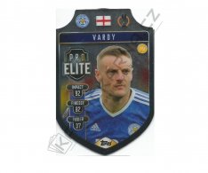 fotbalová kartička 2021-22 Topps Match Attax UEFA Champions League Elite Die-Cut Shield SH8 Jamie Vardy - Leicester City FC