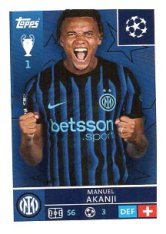 2025-26 Topps Champions League FC Internazionale Milano 219 Manuel Akanji