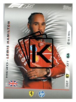 2025 Topps Turbo Attax F1 Scuderia Ferrari HP 25	Lewis Hamilton