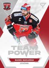 hokejová kartička 2021-22 SportZoo Tipsport Extraliga Team Power TP-15 Radek Smoleňák HC Mountfield Hradec Králové