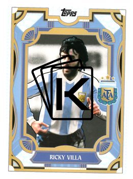 fotbalová kartička 2024-25 Topps Argentina Argentine Tango 34 Ricky Villa