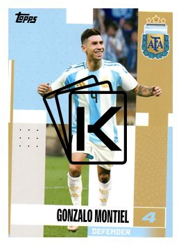 fotbalová kartička 2024-25 Topps Argentina Team Set 2 Gonzalo Montiel