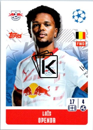 2024-25 Topps Champions League 317 Loïs Openda (RB Leipzig)