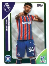 fotbalová kartička 2025-26 Topps  Premier League 112 Chadi Riad (Crystal Palace)