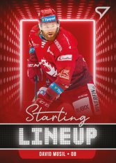 hokejová kartička 2021-22 SportZoo Tipsport Extraliga Serie 2 Starting Line Up SLU-03 David Musil HC Oceláři Třinec
