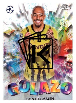 fotbalová kartička 2024-25 Topps Chrome Golazo 4 - Donyell Malen
