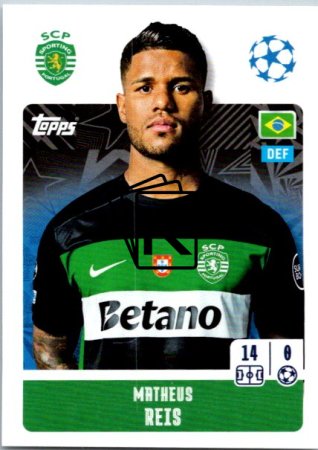 2024-25 Topps Champions League 360 Matheus Reis (Sporting Clube de Portugal)
