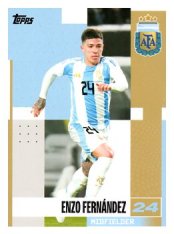 fotbalová kartička 2024-25 Topps Argentina Team Set 11 Enzo Fernández